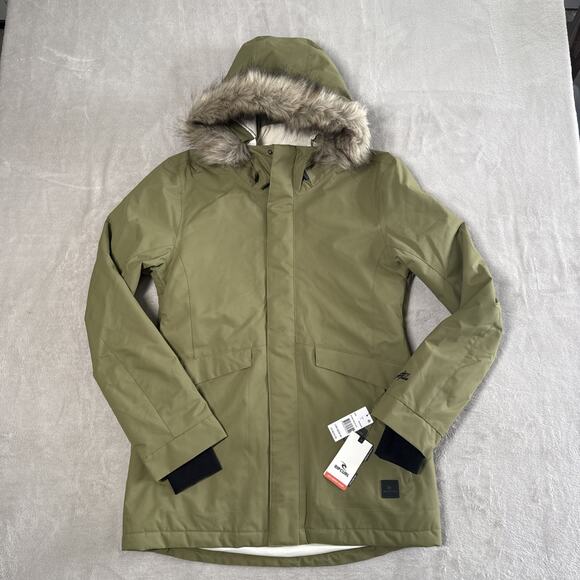 Rip Curl Anti Series Parker Green Jacket 10k Women’s In Size L - Picture 1 of 14